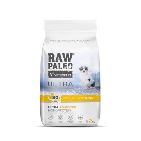 RAW PALEO Ultra Turkey Medium&amp,Large Puppy 750g