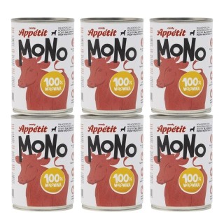 COMFY APPETIT MONO Monoproteinfutter mit Rindfleisch 6x400 g