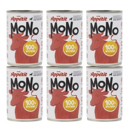 COMFY APPETIT MONO Monoproteinfutter mit Rindfleisch 6x400 g