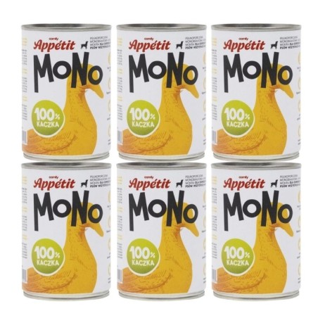 COMFY APPETIT MONO Monoproteinfutter mit Ente 6x400 g