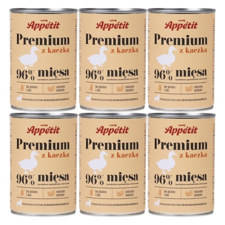 COMFY APPETIT PREMIUM mit Ente 6x400 g
