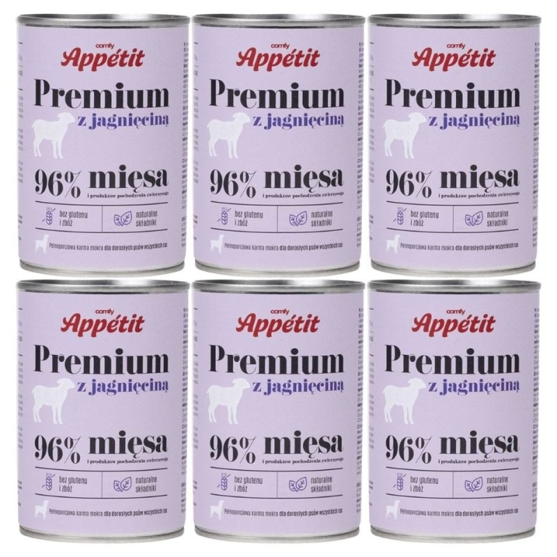 COMFY APPETIT PREMIUM mit Lamm 6x 400 g