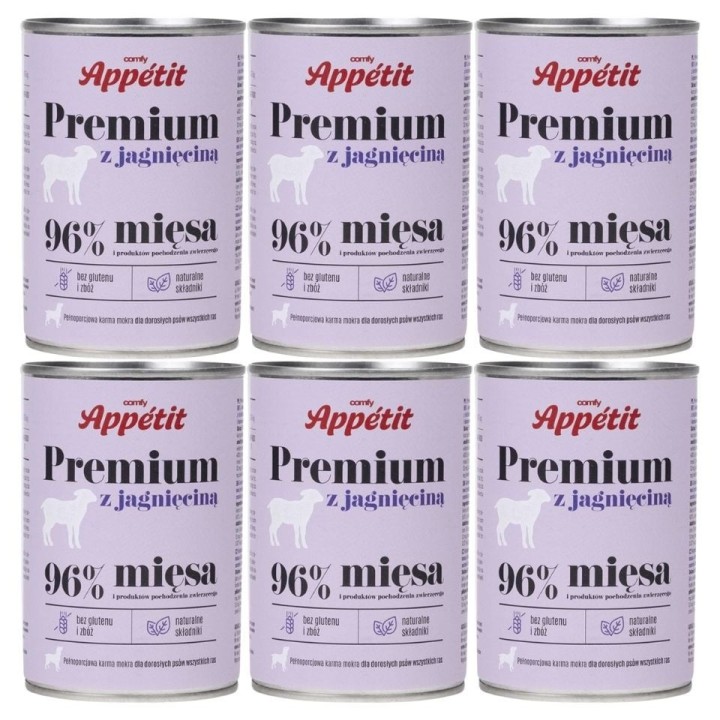 COMFY APPETIT PREMIUM mit Lamm 6x 400 g