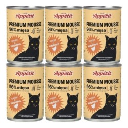 COMFY APPETIT PREMIUM Mousse mit Truthahn für Katzen 6x 400 g