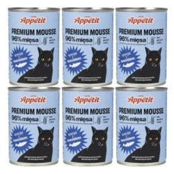 COMFY PREMIUM Mousse mit Lachs für Katzen 6x 400 g