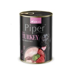 DOLINA NOTECI PIPER Nassfutter mit Pute und Brokkoli für Hunde 400g