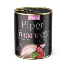 DOLINA NOTECI PIPER Nassfutter mit Pute und Brokkoli für Hunde 800g
