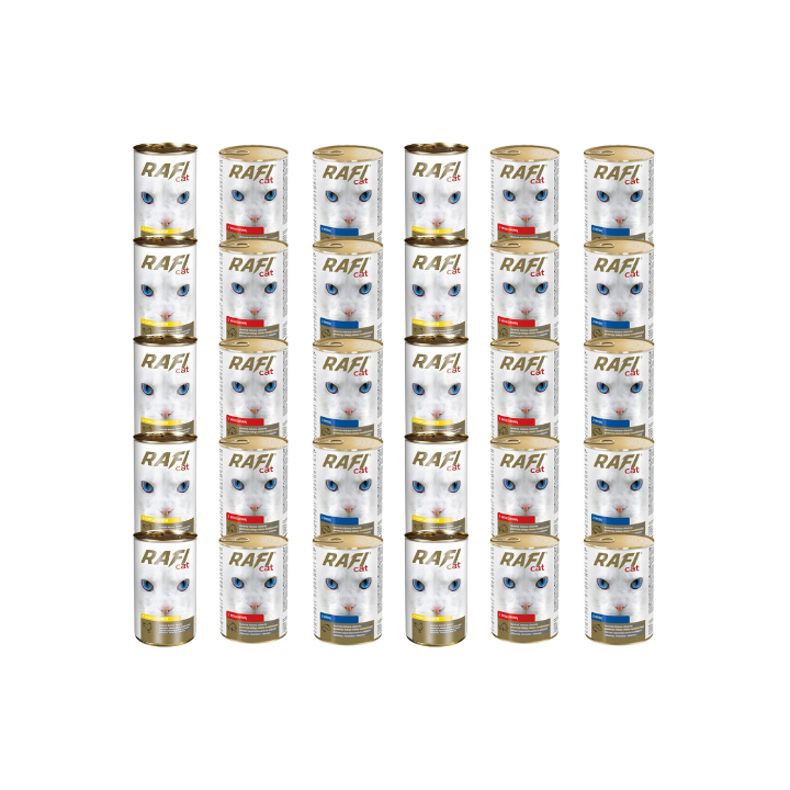 RAFI Adult Mix Geschmacks 30x415 g Nassfutter für Katze