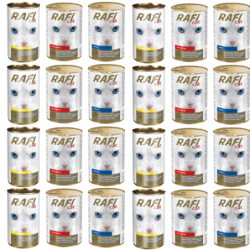 RAFI Adult Mix Geschmacks 24x415 g Nassfutter für Katze
