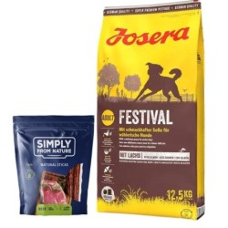 JOSERA Festival 12,5kg + SIMPLY FROM NATURE Zigarren 3 szt.