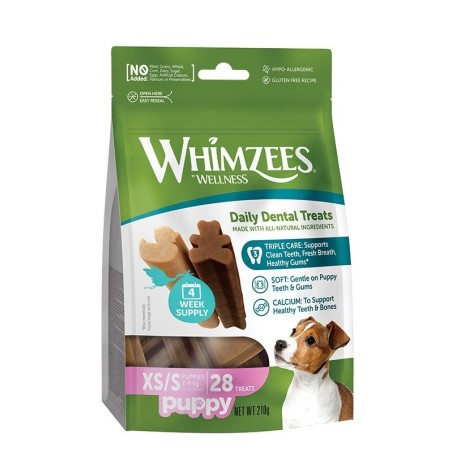 WHIMZEES Puppy XS/S Kauartikel für Welpen 28 Stück