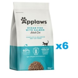 APPLAWS Adult ocean fish and salmon 2,1 kg (6x350 g) Meeresfisch mit Lachs für ausgewachsene Katzen