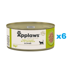 APPLAWS Cat Adult Tuna with Seaweed in Broth Thunfisch mit Algen in Brühe 6x 156 g