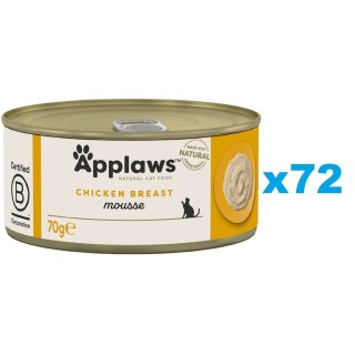 APPLAWS Cat Adult Mousse mit Huhn 72x70g