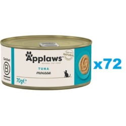 APPLAWS Cat Adult Mousse mit Thunfisch 72x 70 g