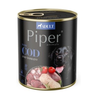 PIPER Nassfutter mit Kabeljau und Tomate für Hunde 800 g