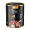 PIPER Nassfutter mit Wachtel und Cranberry für Hunde 800g