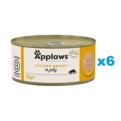 APPLAWS Cat Adult Huhn in Gelee 6x 70g
