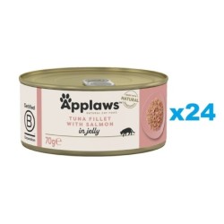 APPLAWS Cat Adult Thunfisch und Lachs in Gelee 24x 70g