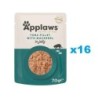APPLAWS Cat Adult Pouch Thunfischfilet mit Makrele in Gelee 16x 70 g