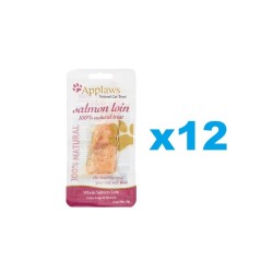 APPLAWS Lachsfilet im eigenen Saft 12x30 g, ein Leckerbissen für Katzen