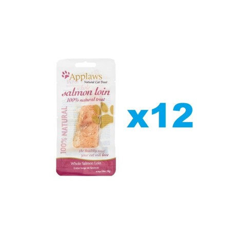 APPLAWS Lachsfilet im eigenen Saft 12x30 g, ein Leckerbissen für Katzen