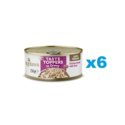 APPLAWS Taste Toppers Hähnchenbrust und Ente 6 x 156 g