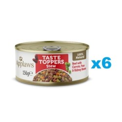 APPLAWS Taste Toppers Gulasch mit Rindfleisch, Karotten und Erbsen 6x 156 g