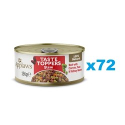 APPLAWS Taste Toppers Gulasch mit Rindfleisch, Karotten und Erbsen 72x 156 g