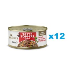APPLAWS Taste Toppers Gulasch mit Rindfleisch, Karotten und Erbsen 12x 156 g