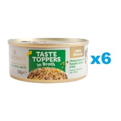 APPLAWS Taste Toppers Hähnchenbrust, Kürbis, Erbsen in Brühe 6x 156 g
