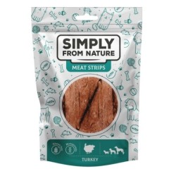 SIMPLY FROM NATURE Meat Strips Putenfleischstreifen für Hunde 80 g