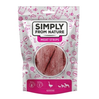 SIMPLY FROM NATURE Meat Strips Gänsefleischstreifen für Hunde 80 g