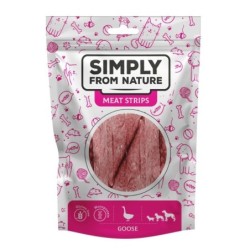 SIMPLY FROM NATURE Meat Strips Gänsefleischstreifen für Hunde 80 g
