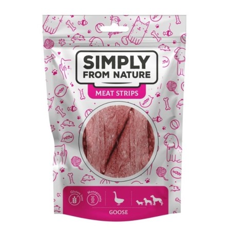 SIMPLY FROM NATURE Meat Strips Gänsefleischstreifen für Hunde 80 g