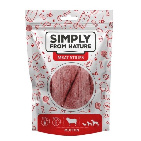 SIMPLY FROM NATURE Meat Strips Hammelfleischstreifen für Hunde 80 g