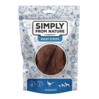 SIMPLY FROM NATURE Meat Strips Fasanenfleischstreifen für Hunde 80 g