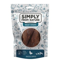 SIMPLY FROM NATURE Meat Strips Fleischstreifen mit Ente und Apfel für Hunde 80 g