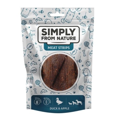 SIMPLY FROM NATURE Meat Strips Fleischstreifen mit Ente und Apfel für Hunde 80 g