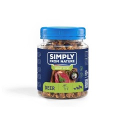 SIMPLY FROM NATURE Smart Bites mit Hirsch für Hunde 130 g