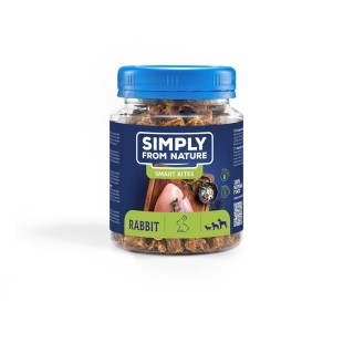 SIMPLY FROM NATURE Smart Bites mit Kaninchen für Hunde 130 g