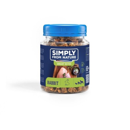 SIMPLY FROM NATURE Smart Bites mit Kaninchen für Hunde 130 g