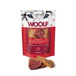 WOOLF Hearts Of Duck Or Chicken And Rice 100g Ente mit Huhn und Reis