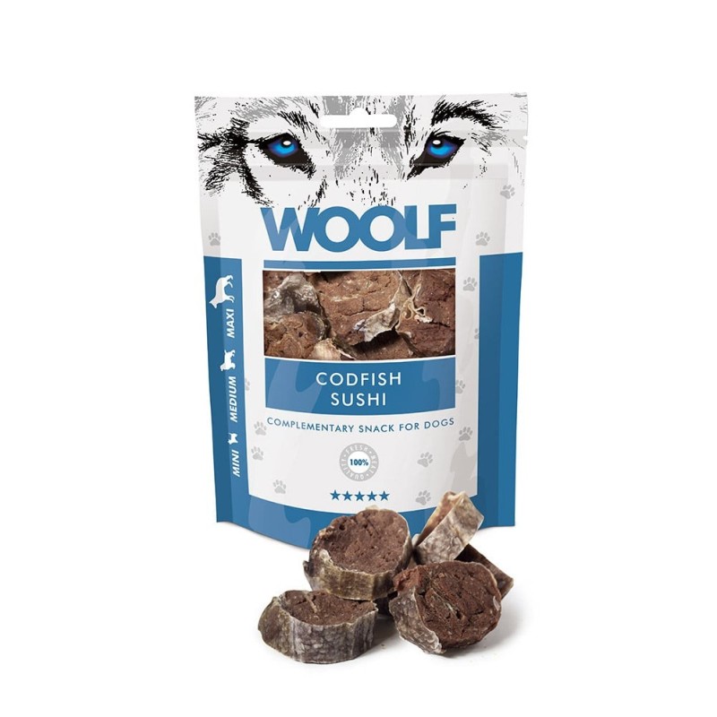 WOOLF Codfish sushi 100g Kabeljau-Sushi