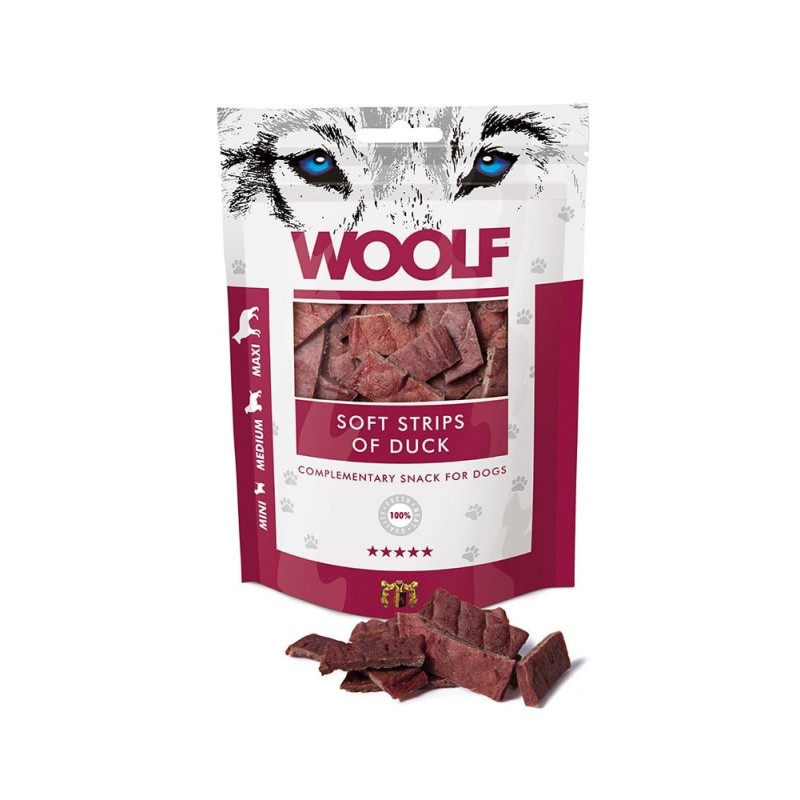 WOOLF Soft Strips Of Duck 100g weiche Entenstreifen