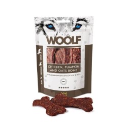 WOOLF Chicken, Pumpkin And Oats Bone 100g Hühnerwürfel mit Kürbis und Hafer