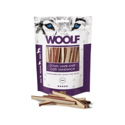 WOOLF Soft Long Lamb And Cod Sandwich 100g Lamm- und Kabeljau-Sandwiches
