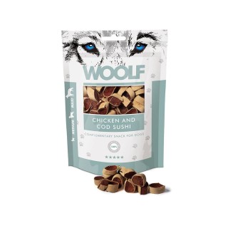 WOOLF Chicken And Cod Sushi 100g Sushi mit Huhn und Kabeljau