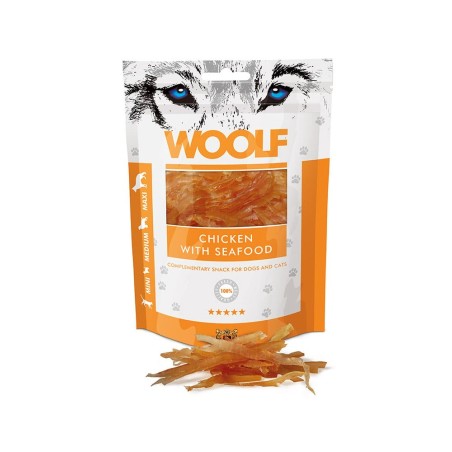 WOOLF Chicken With Seafood 100g Hühnchen mit Meeresfrüchten