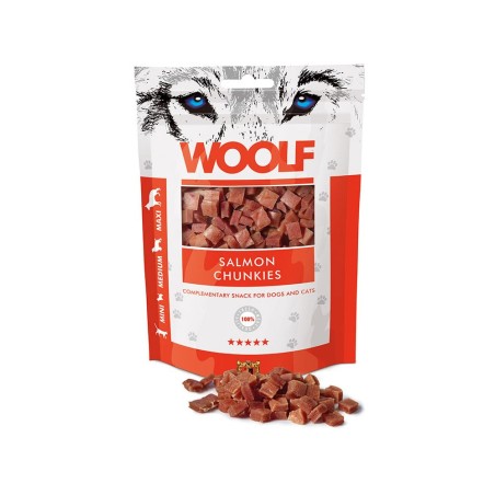 WOOLF Salmon Chunkies 100g Lachshäppchen